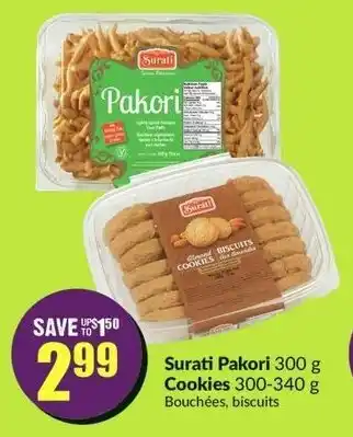 FreshCo Surati Pakori 300g, Cookies 300-340g offer