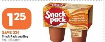 Giant Tiger Snack pack pudding offer