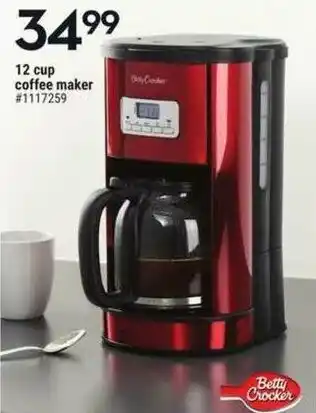 Giant Tiger 12 Cup coffe maker offer