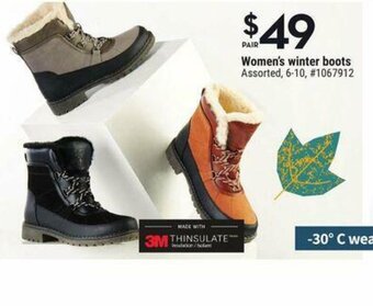Giant Tiger Women's winter boots offer