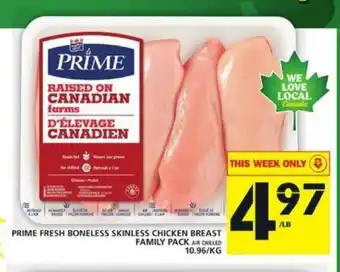 Food Basics Prime Fresh Boneless Skinless Chicken Breast offer