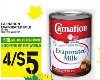 Food Basics Carnation Evaporated Milk offer