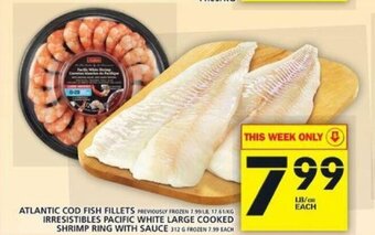 Food Basics Atlantic Cod Fish Fillets offer