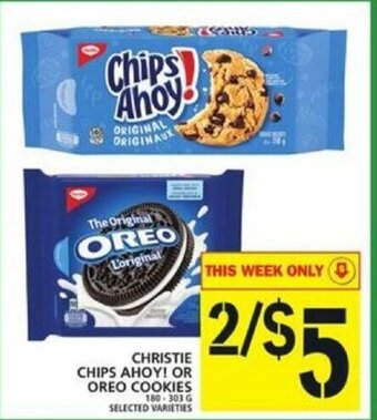 Food Basics Christie Chips Ahoy! Or Oreo Cookies offer