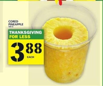 Food Basics Cored Pineapple offer