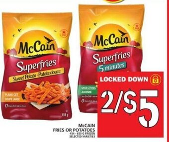 Food Basics McCain Fries Or Potatoes offer