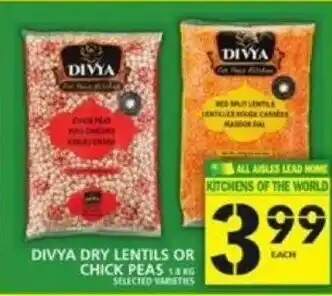 Food Basics Divya Dry Lentils Or Chick Peas offer