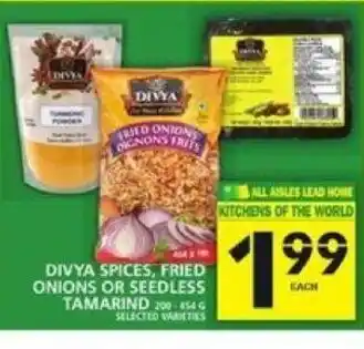 Food Basics Divya Spices, Fried Onions Or Seedless offer