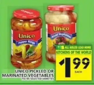 Food Basics Unico Pickled Or Marinated Vegetables offer