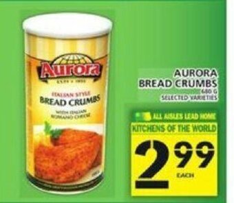 Food Basics Aurora Bread Crumbs offer