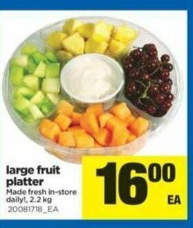 Real Canadian Superstore Large Fruit Platter offer