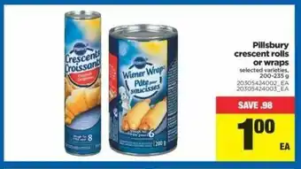 Real Canadian Superstore Pillsbury Crescent Rolls or Wraps offer