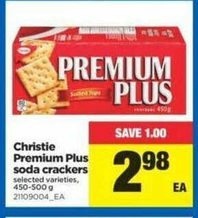 Real Canadian Superstore Christie Premium Plus Soda Crackers offer