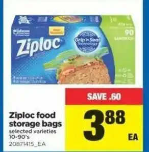 Real Canadian Superstore Ziploc Food Storage Bags offer