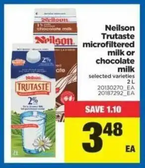 Real Canadian Superstore Neilson Trutaste Microfiltered MIlk offer
