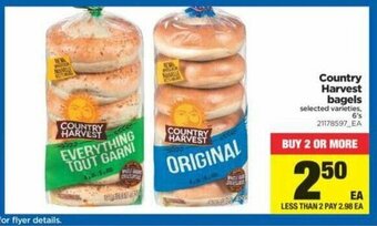 Real Canadian Superstore Country Harvest Bagels offer