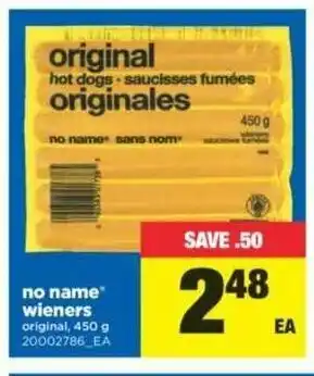 Real Canadian Superstore Wieners offer