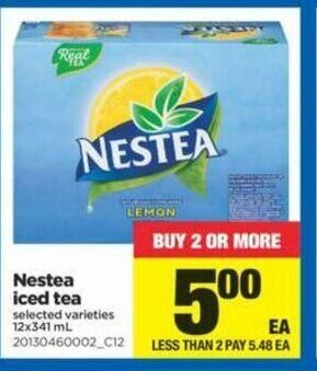 Real Canadian Superstore Nestea Iced Tea offer