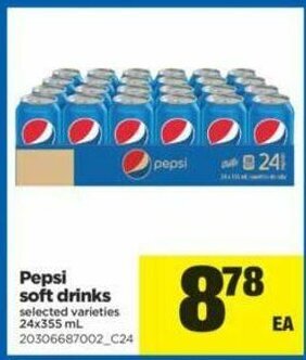 Real Canadian Superstore Pepsi Soft Drinks offer