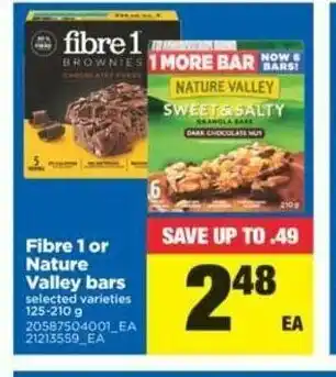 Real Canadian Superstore Fibre 1or Nature Valley Bars offer