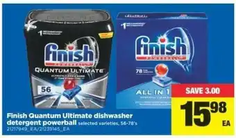 Real Canadian Superstore Finish Quantum Ultimate Dishwasher Detergent Powerball offer