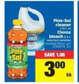 Real Canadian Superstore Pine-Sol Cleaner Clorox Bleach offer