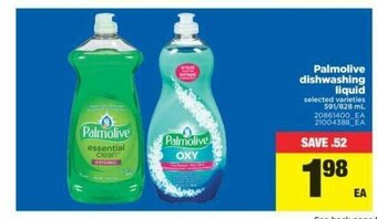 Real Canadian Superstore Palmolive Dishwashing Liquid offer