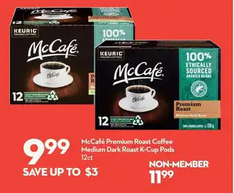 Longo's McCafé Premium Roast Coffee Medium Dark Roast K-Cup Pods 12ct offer