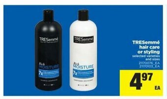 Real Canadian Superstore TRESemmé Hair Care or Styling offer