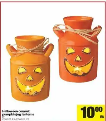 Real Canadian Superstore Holloween Ceramic Pumpkin offer