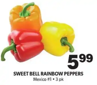 Colemans SWEET BELL RAINBOW PEPPERS offer