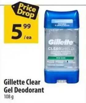 Co-op Gillette Clear Gel Deodorant 108g offer