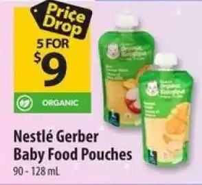 Co-op Nestlé Gerber Baby Food Pouches offer