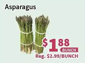 Blue Sky Supermarket Asparagus offer