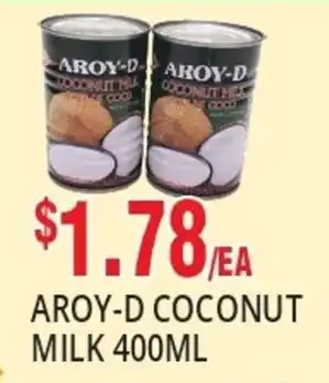 88 Supermarket AROY-D COCONUT MILK 400ML offer