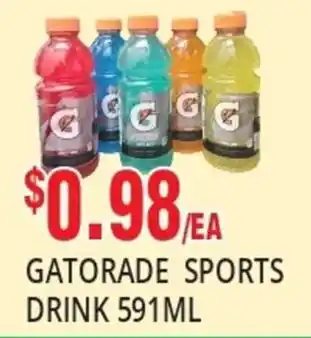 88 Supermarket GATORADE SPORTS DRINK 591ML offer