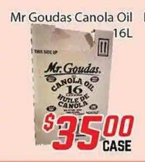 Fresh Value Mr Goudas Canola Oil 16L offer
