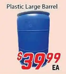 Plastic Large Barrel