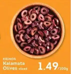 Market Place IGA KRINOS Kalamata Olives offer
