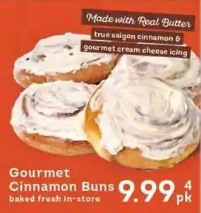 Market Place IGA Gourmet Cinnamon Buns offer