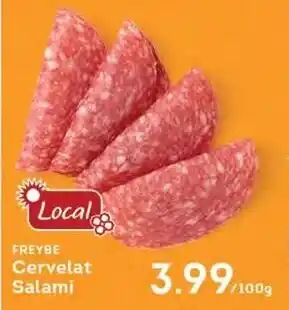 Market Place IGA FREYBE Cervelat Salami offer