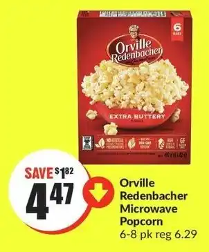 FreshCo Orville Redenbacher Microwave Popcorn 6-8 pk offer
