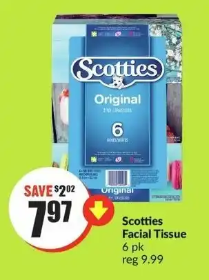 FreshCo Scotties Facial Tissue 6 pk offer