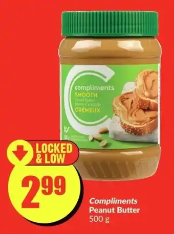 FreshCo Compliments Peanut Butter 500g offer