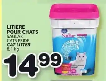IGA SAULAR CATS PRIDE CAT LITTER offer