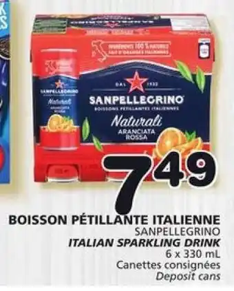 IGA SANPELLEGRINO ITALIAN SPARKLING DRINK offer