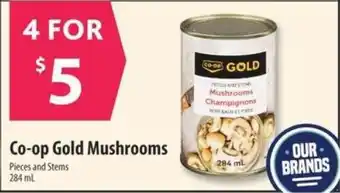 Co-op Co-op Gold Mushrooms Pieces and Stems 284ml offer