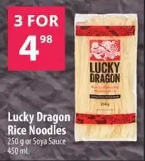 Co-op Lucky Dragon Rice Noodles 250g or Soya Sauce 450ml offer