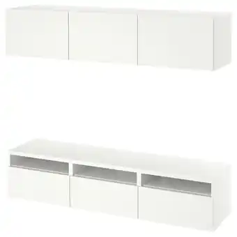 IKEA BestÅ tv bench, white/lappviken white, 70 7/8x16 1/2x72 7/8 offer