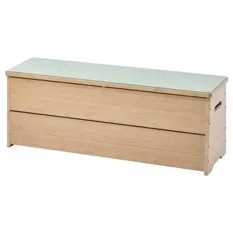 IKEA Dajlien Bench with storage, bamboo, 39 3/8x11 3/4x14 5/8 offer
